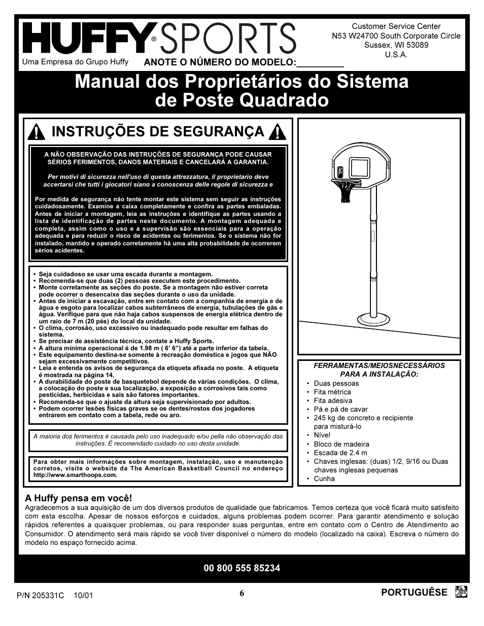 Instruções de segurança | Huffy SKM 1030 User Manual | Page 6 / 35