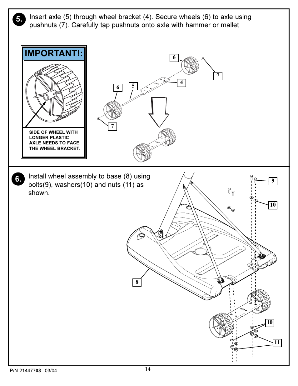 Important | Huffy DOLPHIN 7900 User Manual | Page 14 / 55
