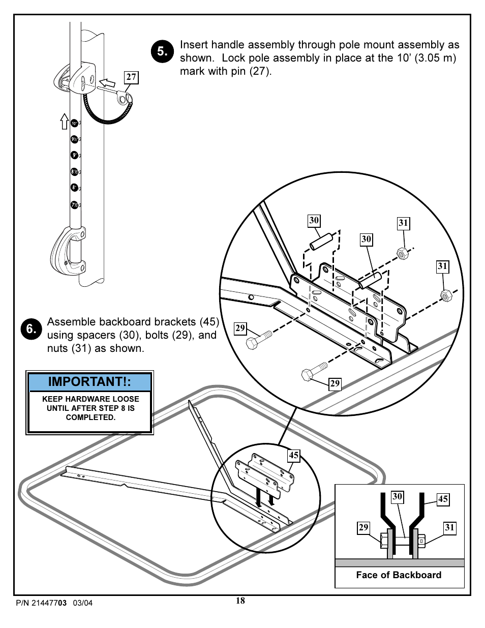 Important | Huffy DOLPHIN 7900 User Manual | Page 18 / 55