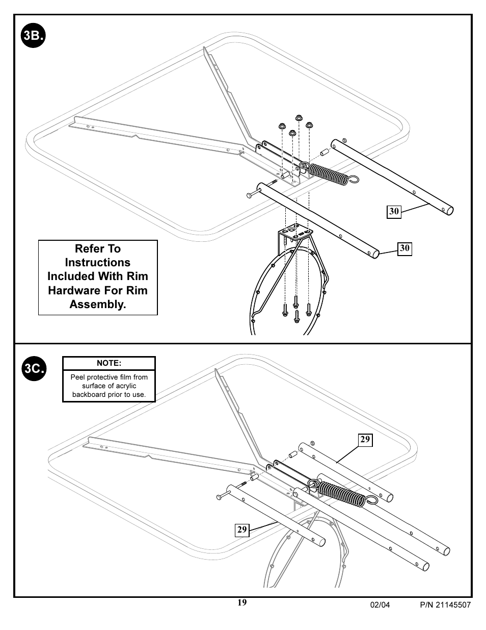Huffy Sports Basketball Systems User Manual | Page 19 / 28