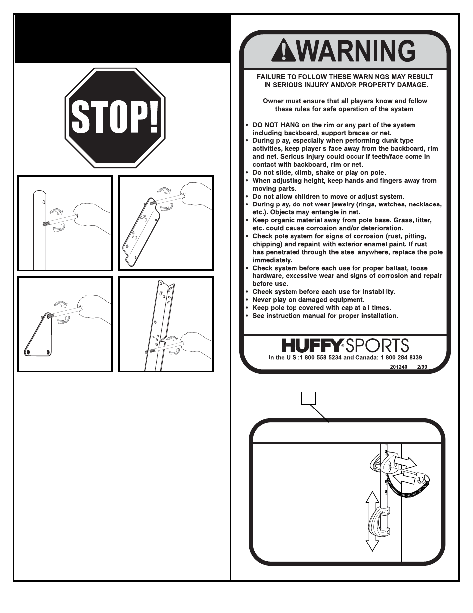 Before you start, Height adjustment | Huffy 21168202 User Manual | Page 2 / 28