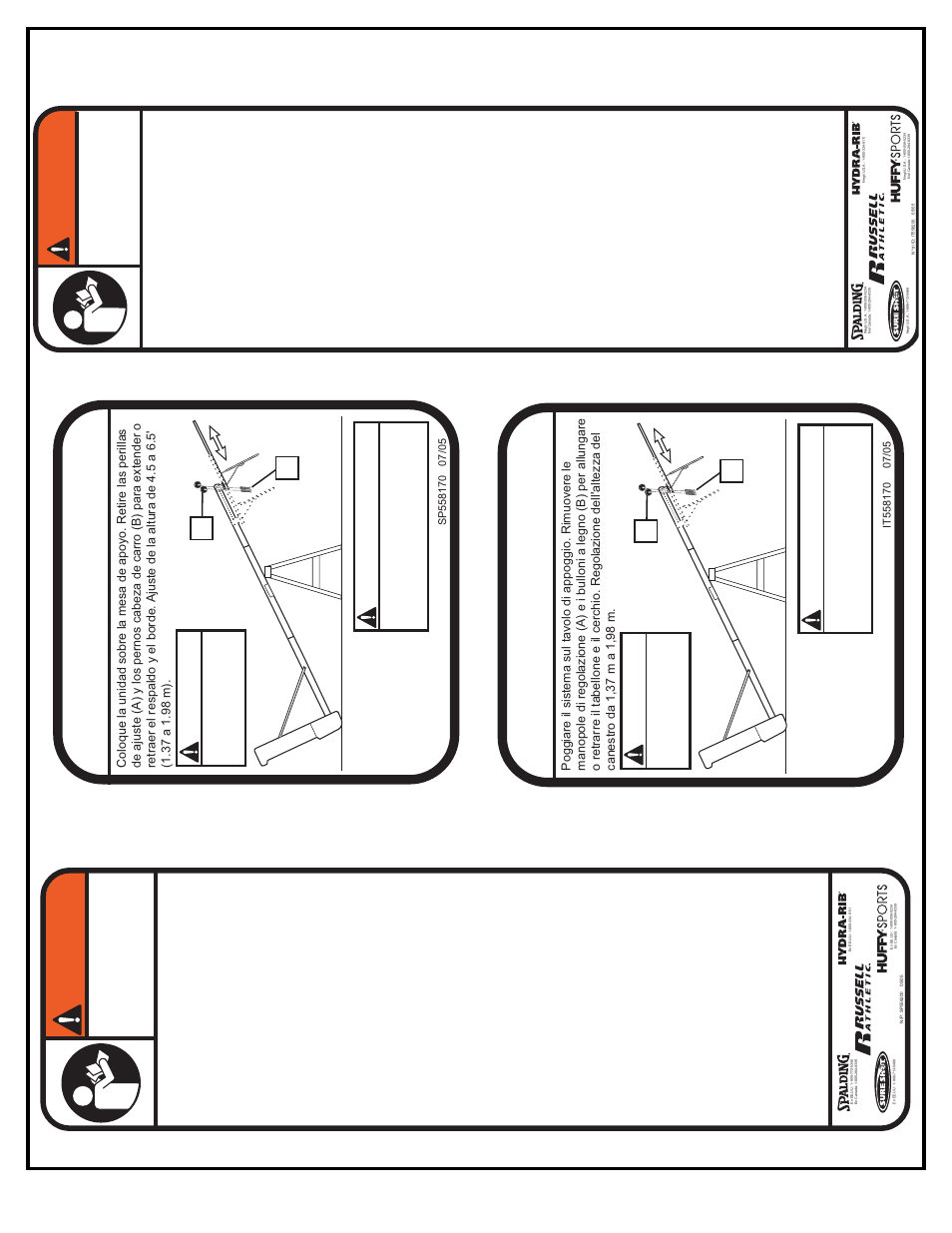 Ad ve rt en ci a, Av ve rt en za | Huffy M5800151 User Manual | Page 17 / 30