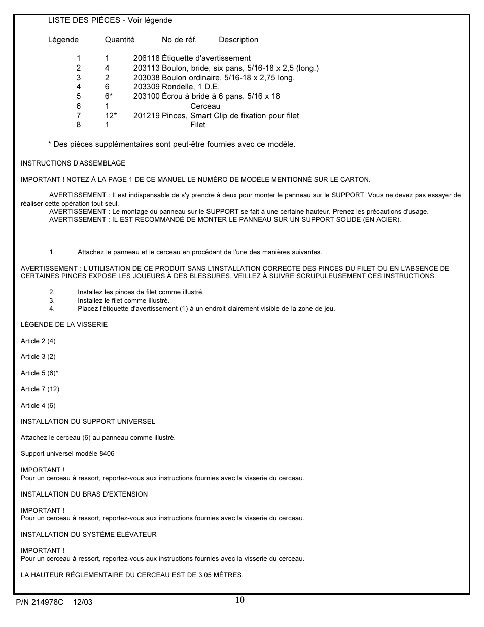 Huffy SKYIPCAM650W AICAP650W User Manual | Page 10 / 14