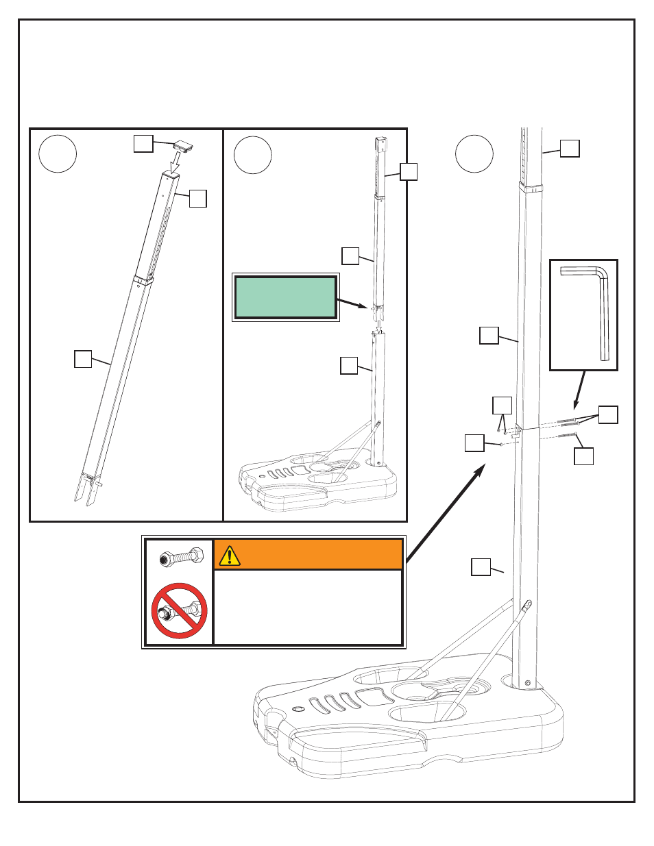 Warning | Huffy M611814 User Manual | Page 10 / 30
