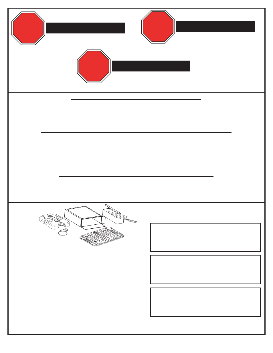 Stop, Halt, Alto! alto | Alto, Gehen sie nicht zum laden zurück | Huffy M611814 User Manual | Page 19 / 30