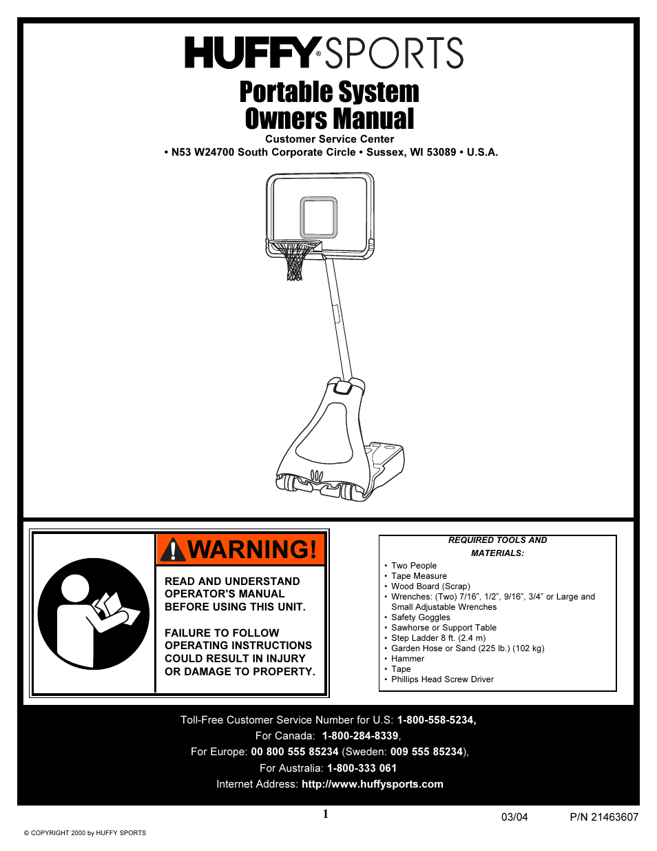 Huffy UXT4030AA User Manual | 51 pages