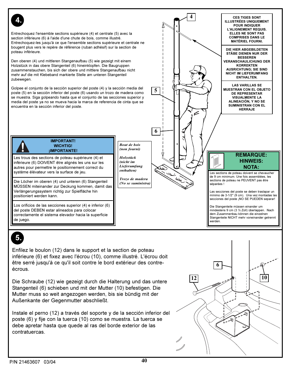 Huffy UXT4030AA User Manual | Page 40 / 51
