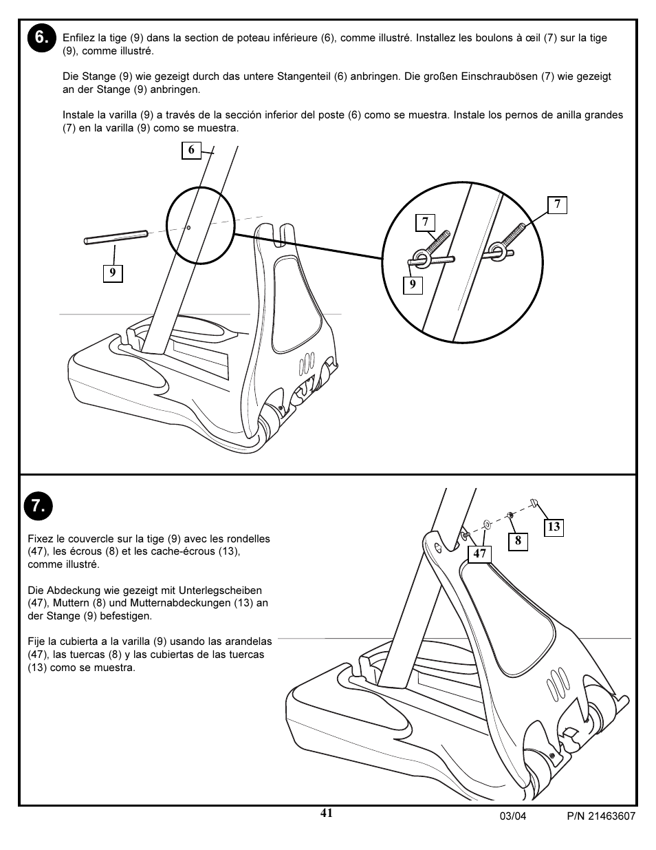 Huffy UXT4030AA User Manual | Page 41 / 51