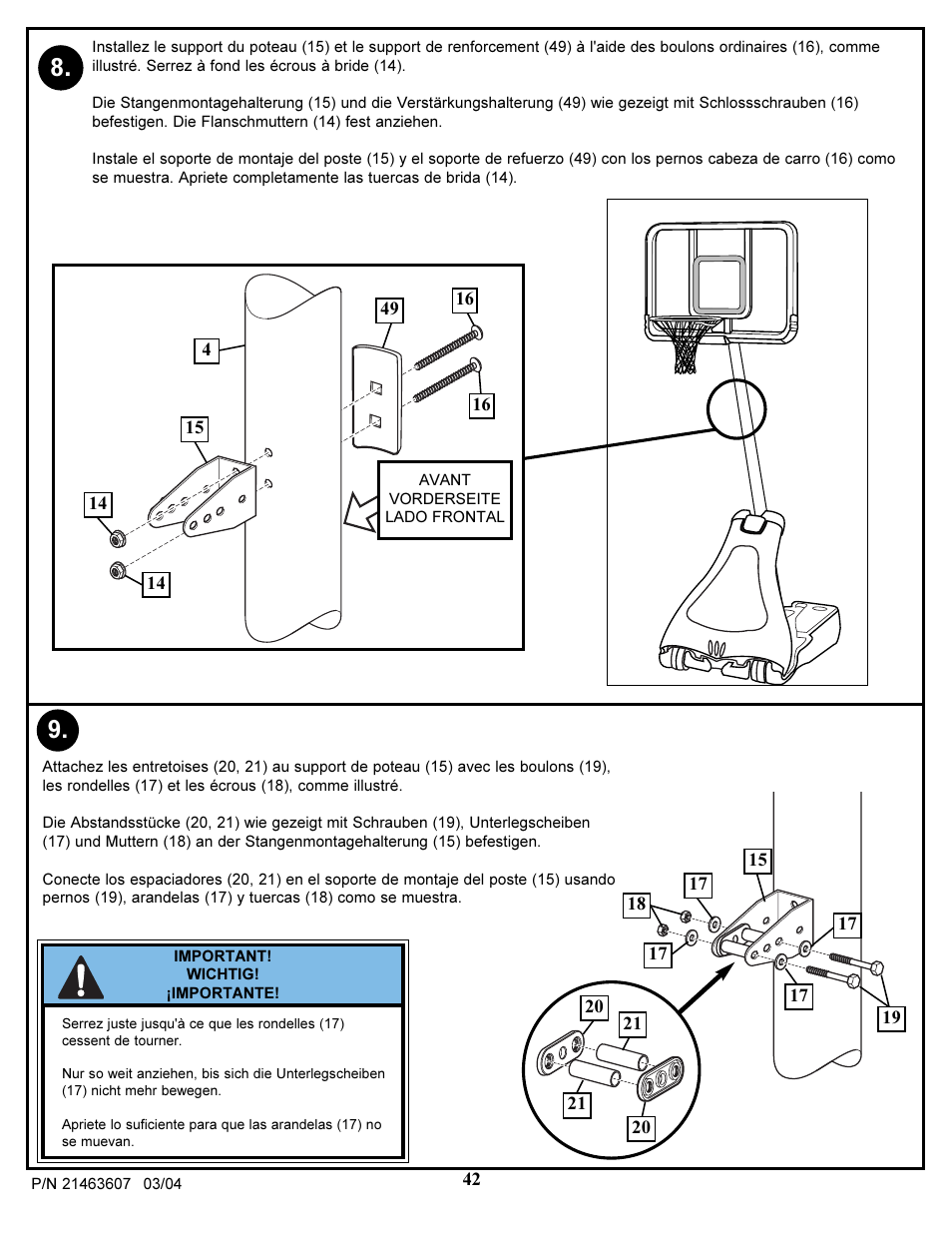 Huffy UXT4030AA User Manual | Page 42 / 51