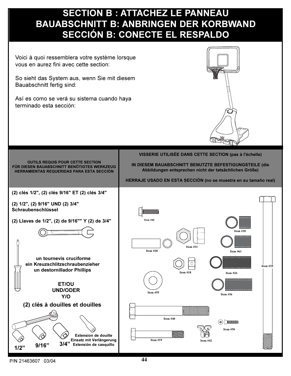 Huffy UXT4030AA User Manual | Page 44 / 51