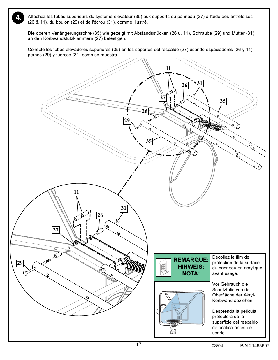 Huffy UXT4030AA User Manual | Page 47 / 51