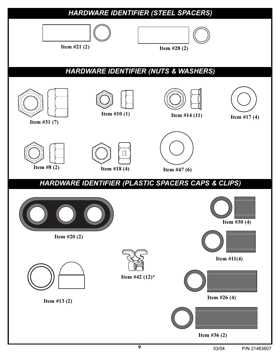 Huffy UXT4030AA User Manual | Page 9 / 51