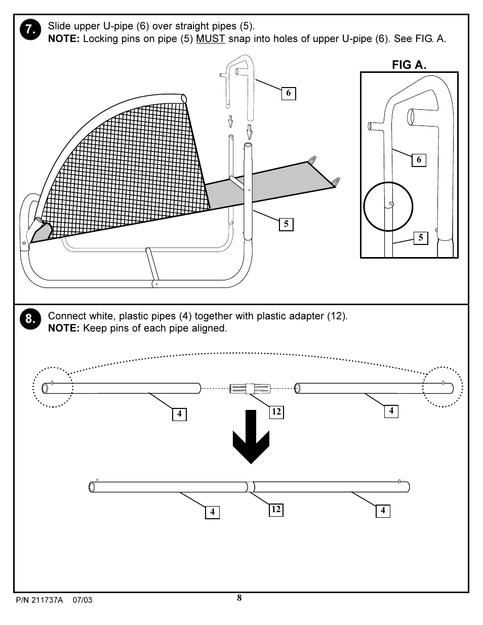 Fig a | Huffy Table-Top Basketball Game User Manual | Page 8 / 12