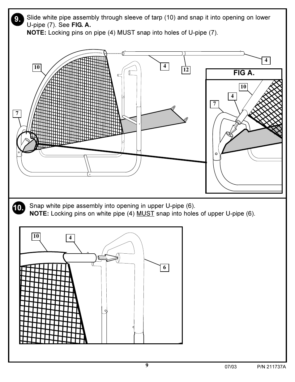 Fig a | Huffy Table-Top Basketball Game User Manual | Page 9 / 12