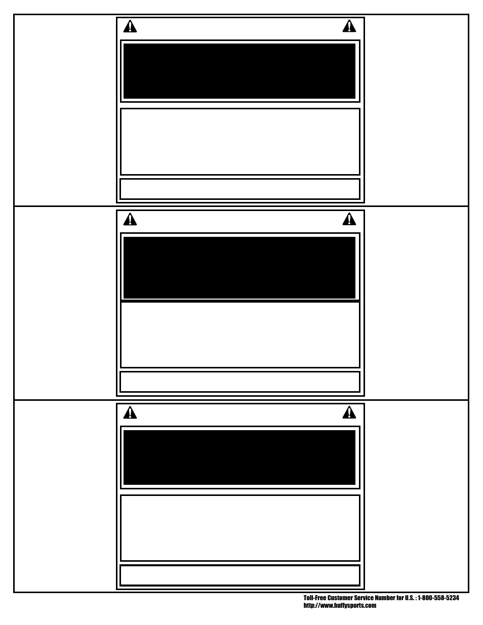 Sicherheitshinweise, Consignes de sécurité, Instrucciones de seguridad | Huffy PRESTIGE V 600 User Manual | Page 18 / 30