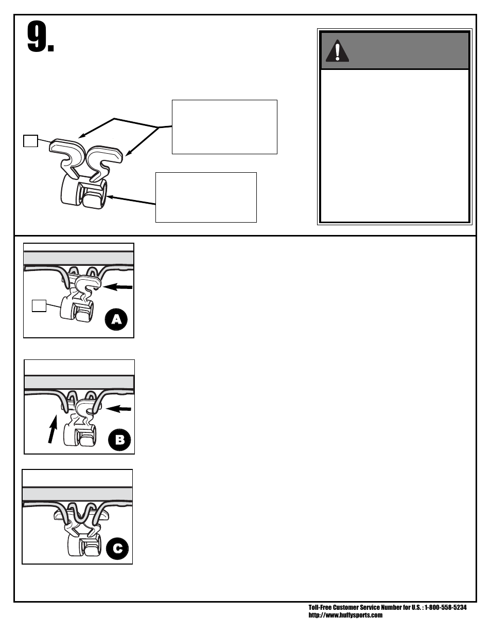 Ab b c c | Huffy PRESTIGE V 600 User Manual | Page 28 / 30