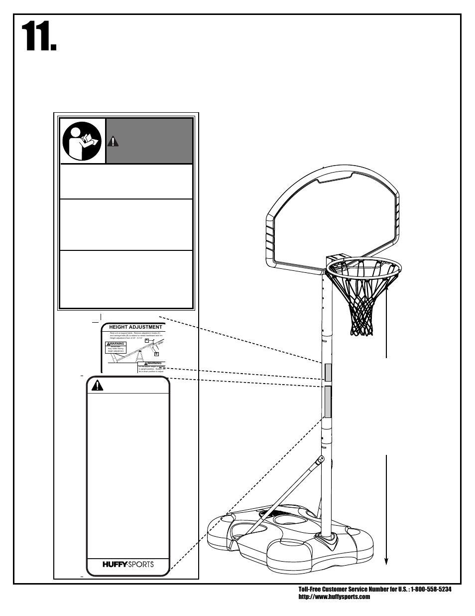 Warning | Huffy PRESTIGE V 600 User Manual | Page 30 / 30