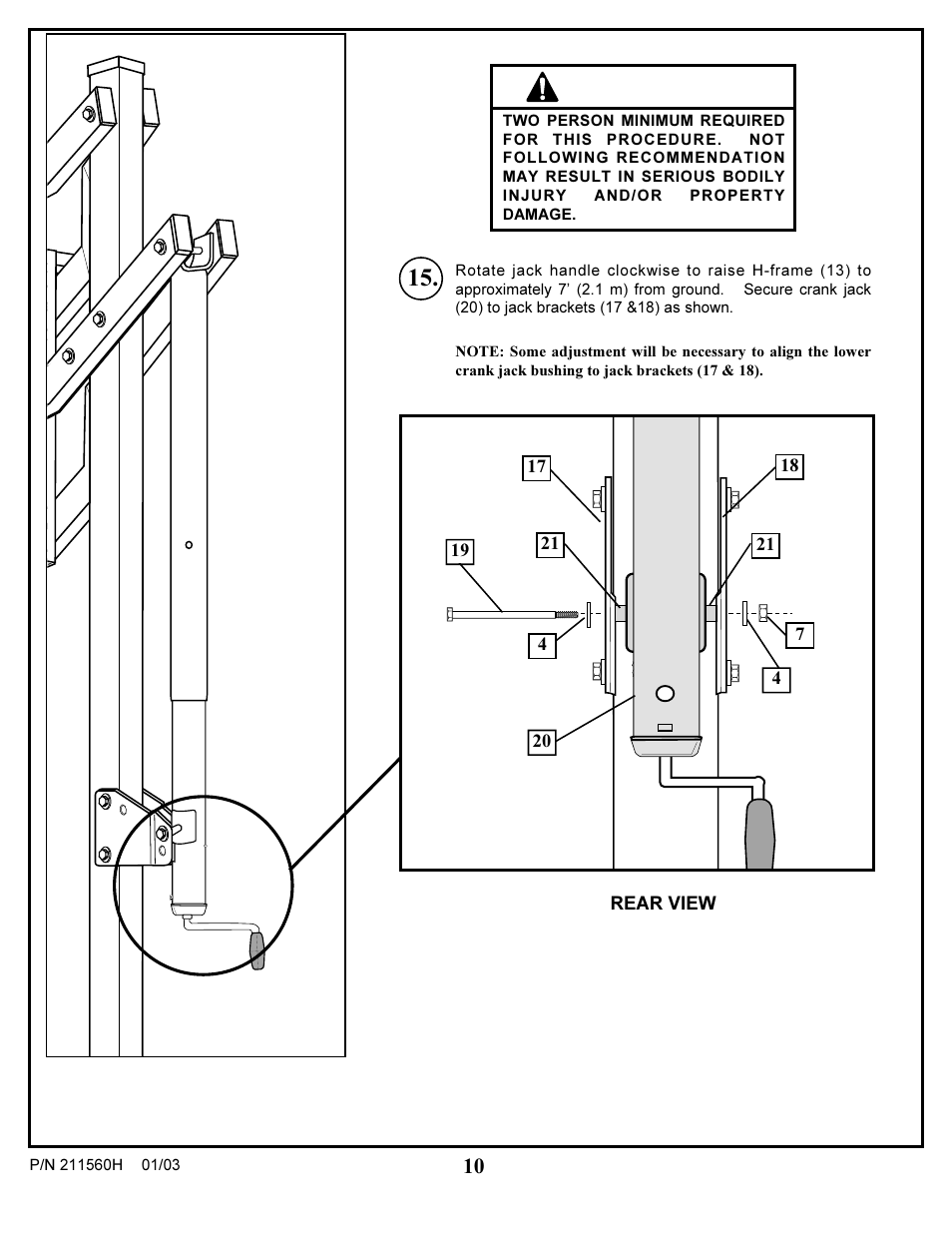 Warning | Huffy AC4062 User Manual | Page 10 / 18