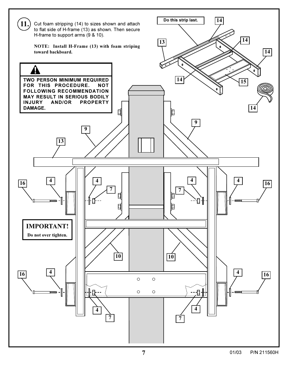 Warning | Huffy AC4062 User Manual | Page 7 / 18
