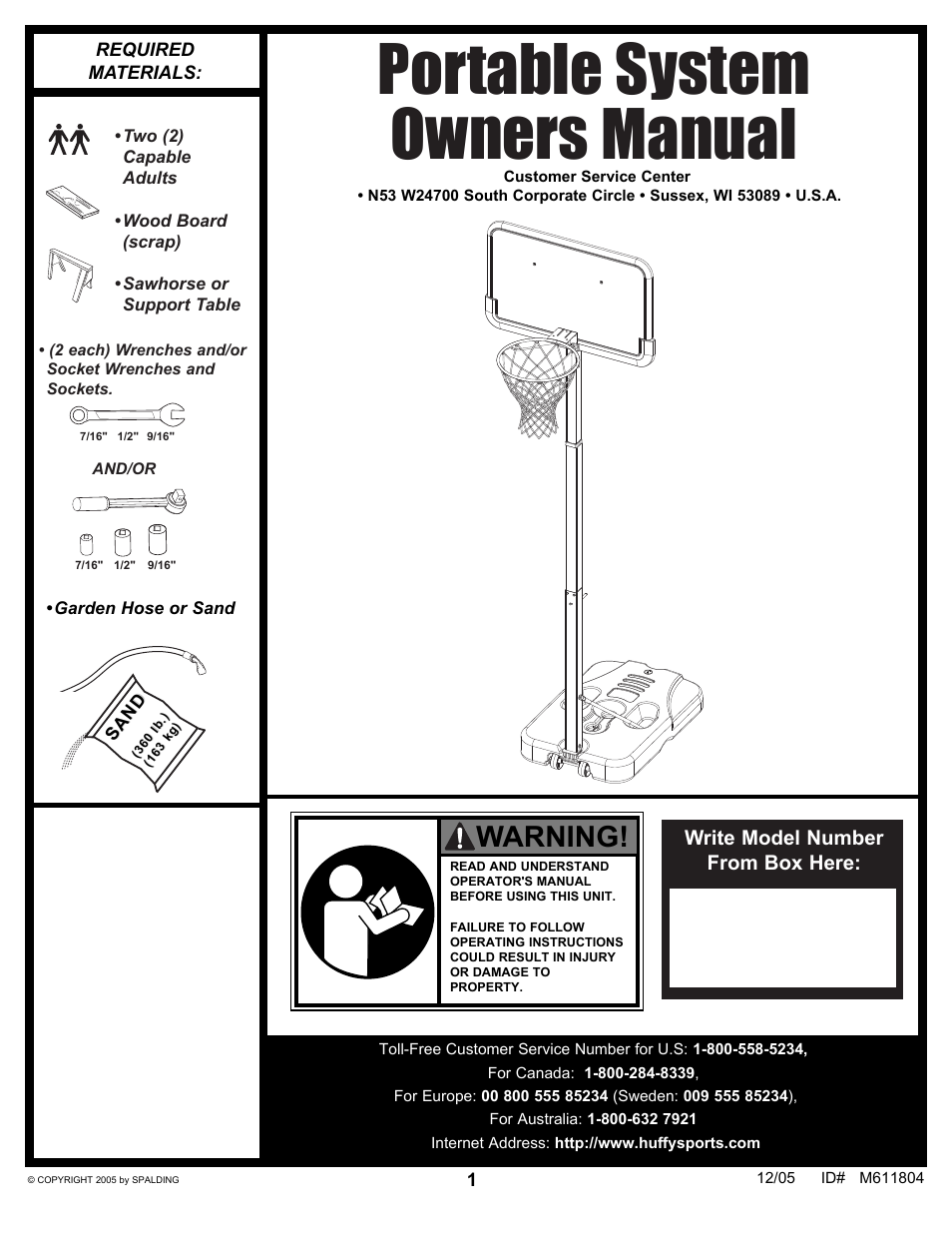 Huffy M611804 User Manual | 29 pages