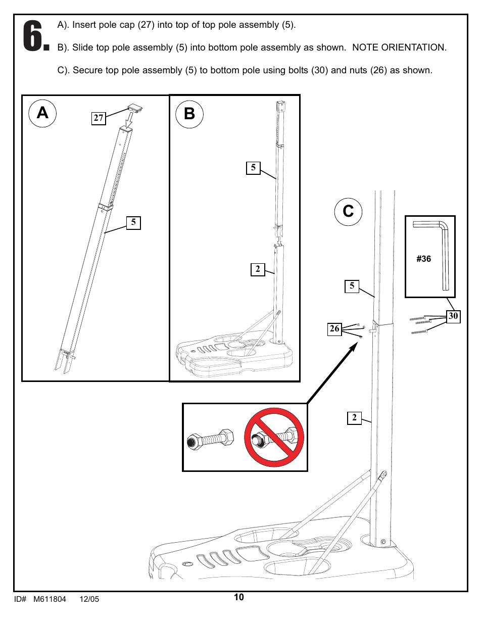 Huffy M611804 User Manual | Page 10 / 29