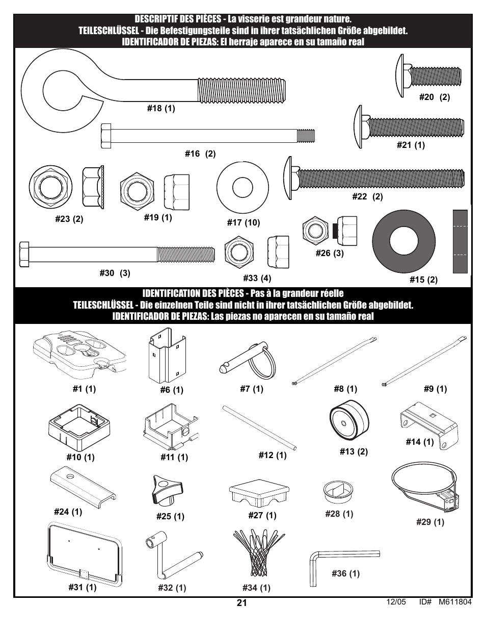 Huffy M611804 User Manual | Page 21 / 29