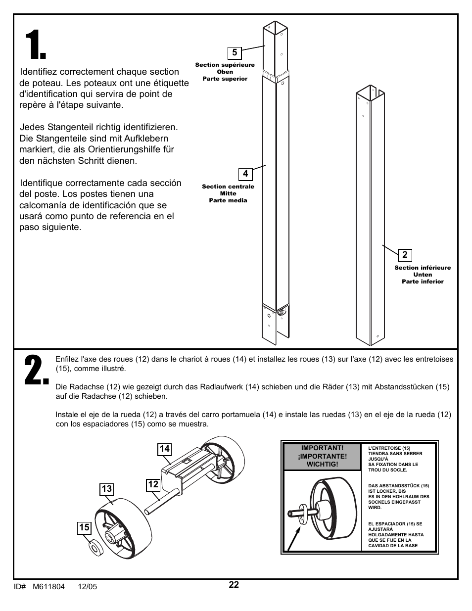 Huffy M611804 User Manual | Page 22 / 29