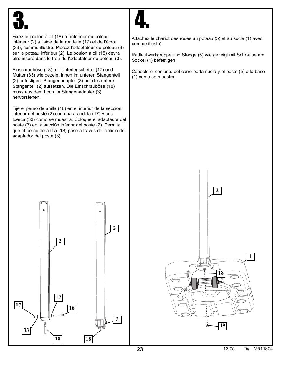 Huffy M611804 User Manual | Page 23 / 29