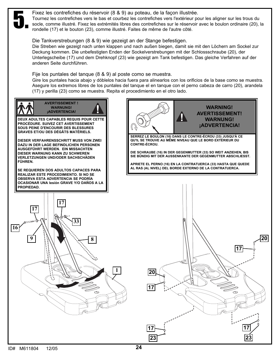 Huffy M611804 User Manual | Page 24 / 29