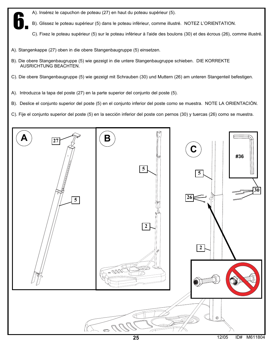 Huffy M611804 User Manual | Page 25 / 29