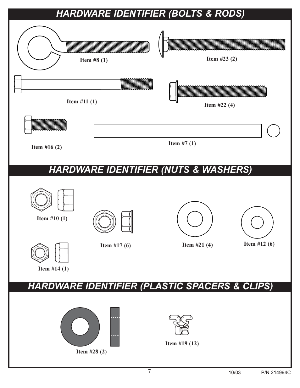 Huffy 214994C User Manual | Page 7 / 24