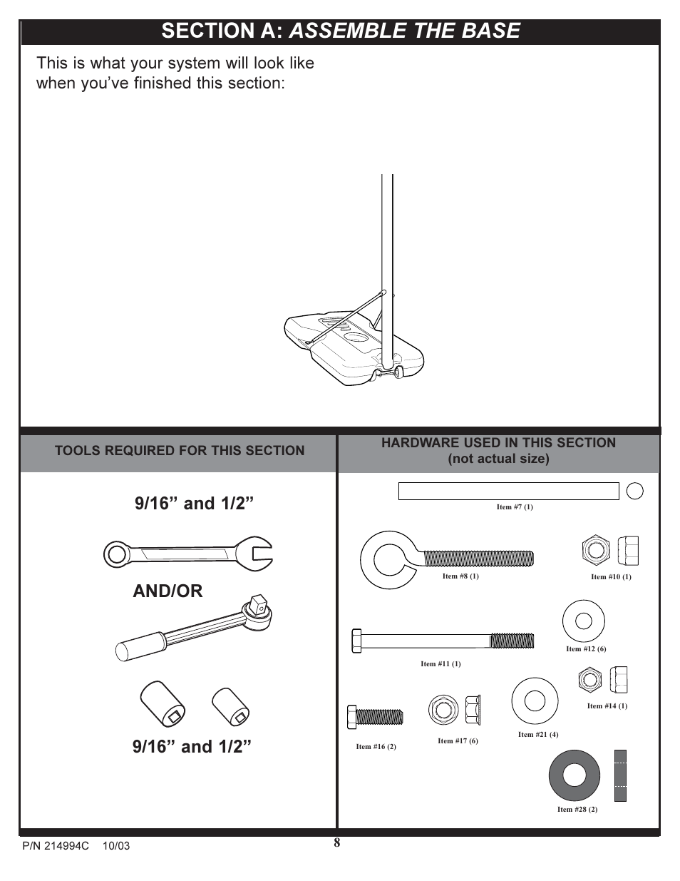 Huffy 214994C User Manual | Page 8 / 24