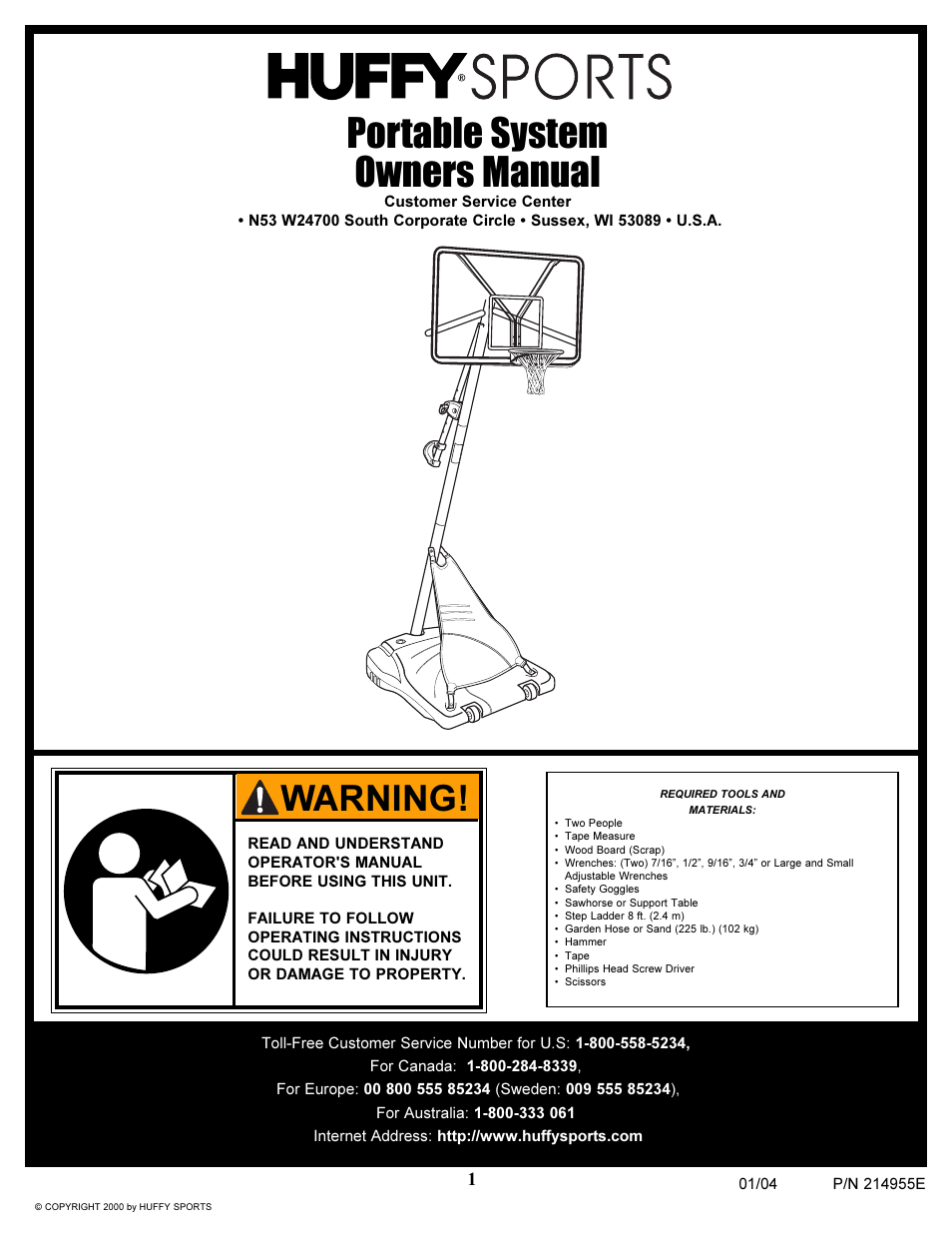 Huffy AR325W User Manual | 33 pages