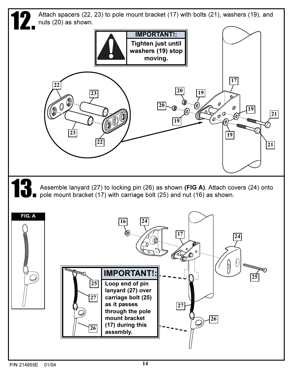 Important | Huffy AR325W User Manual | Page 14 / 33