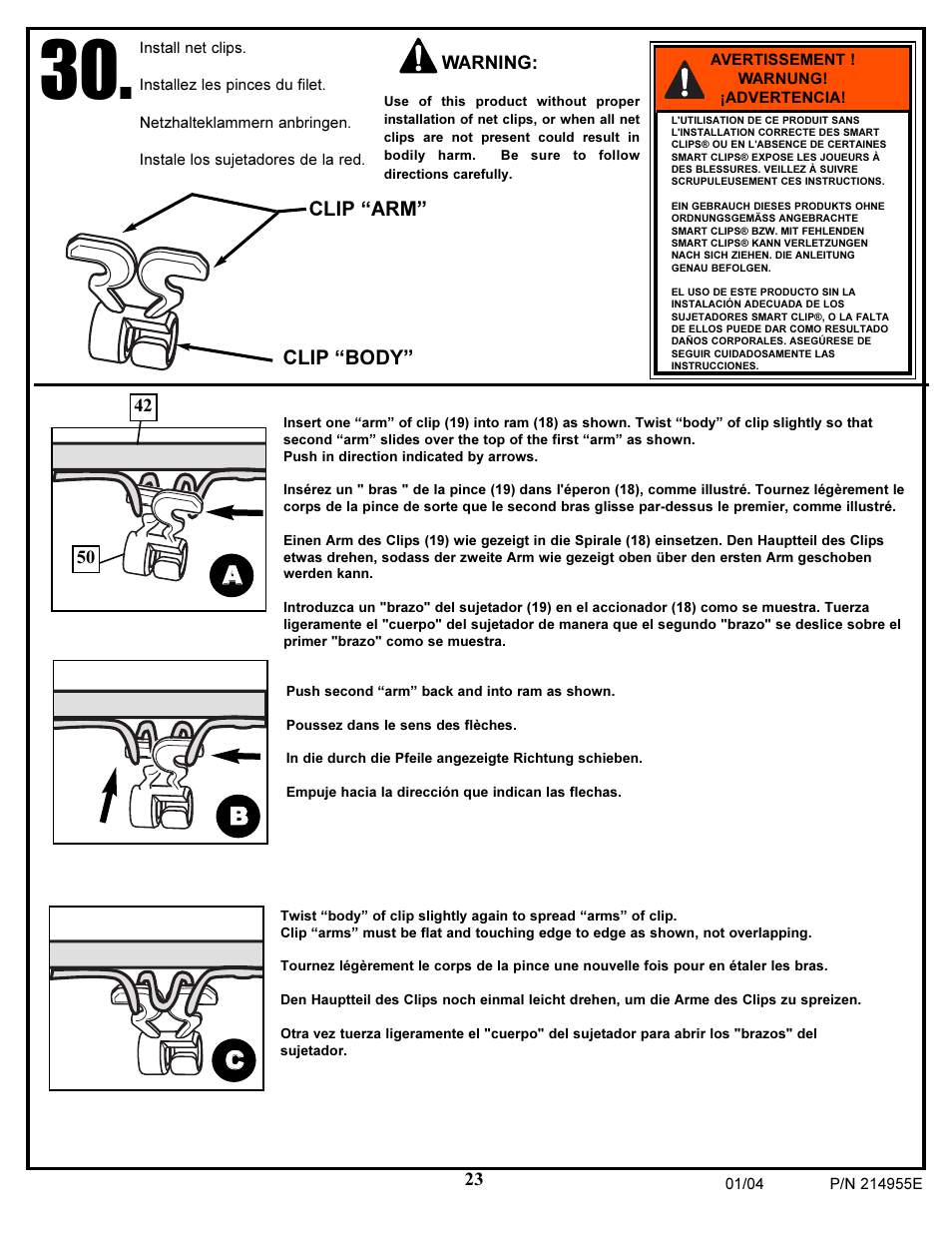 Ab b c c | Huffy AR325W User Manual | Page 23 / 33