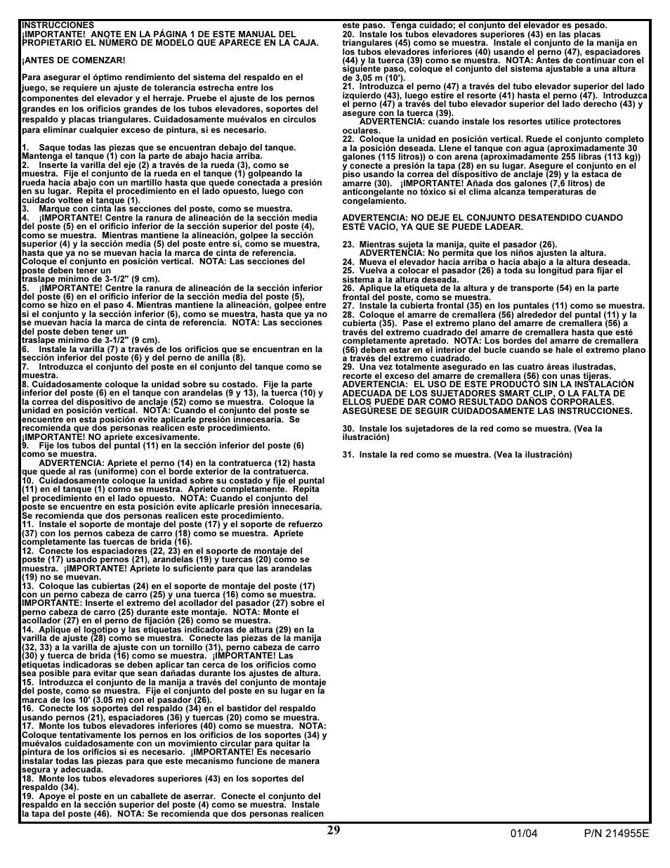 Huffy AR325W User Manual | Page 29 / 33