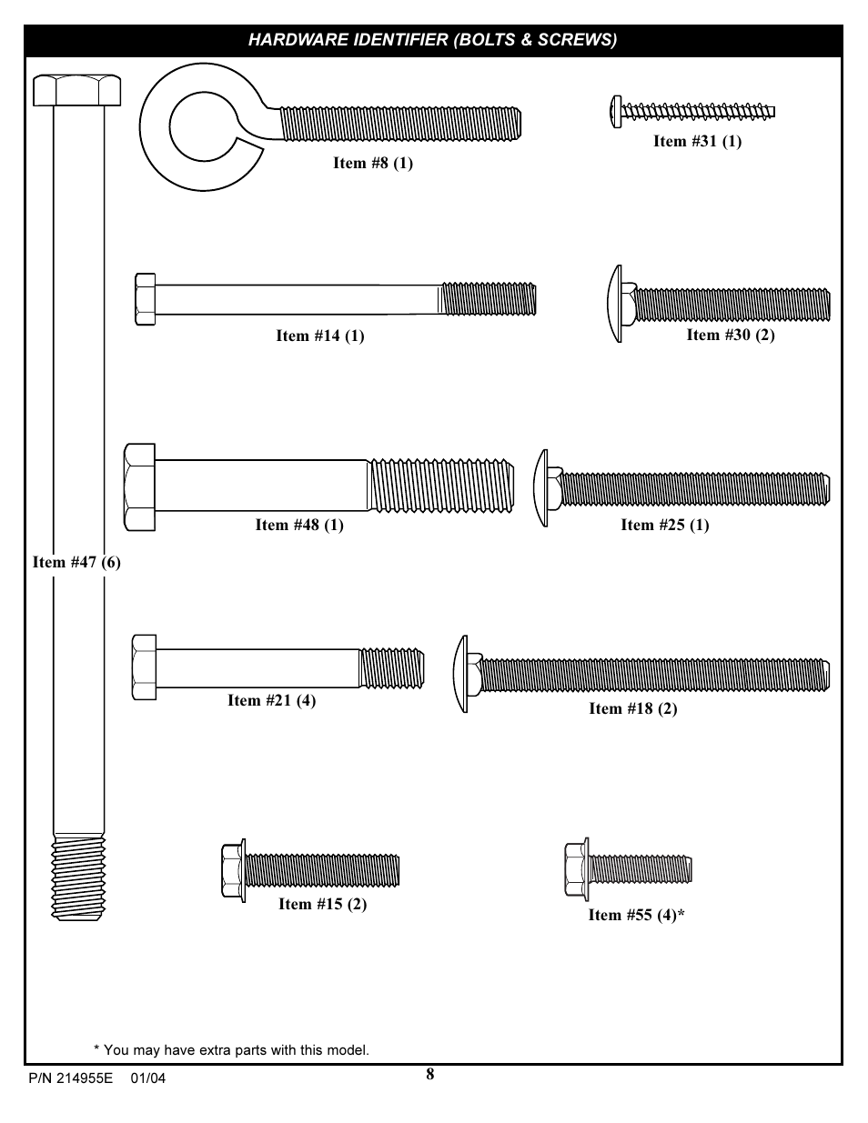 Huffy AR325W User Manual | Page 8 / 33