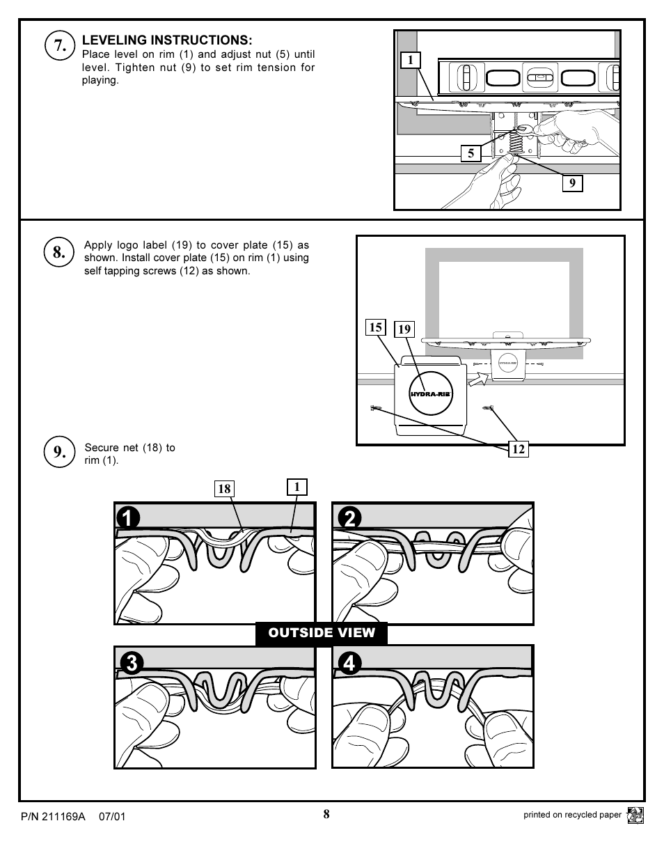Huffy N53 W24700 User Manual | Page 8 / 8