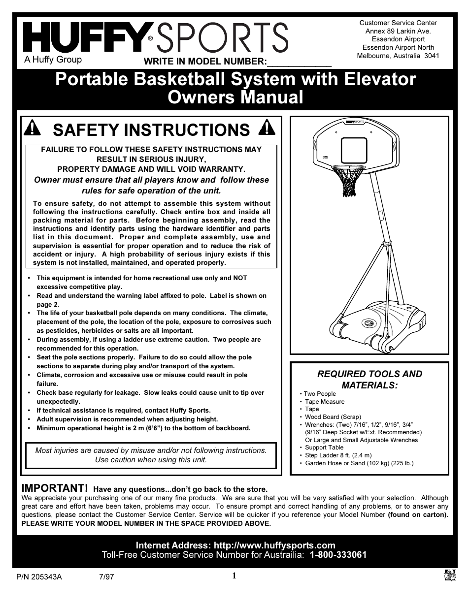 Huffy SKM 3072-U User Manual | 11 pages