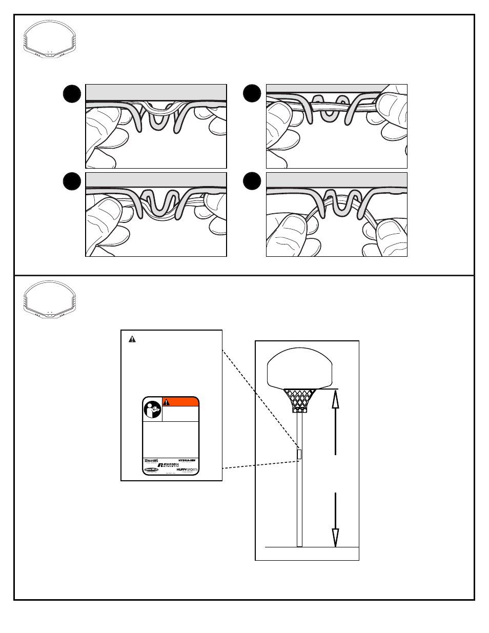 Install net (7) | Huffy Backboard and Rim User Manual | Page 6 / 6