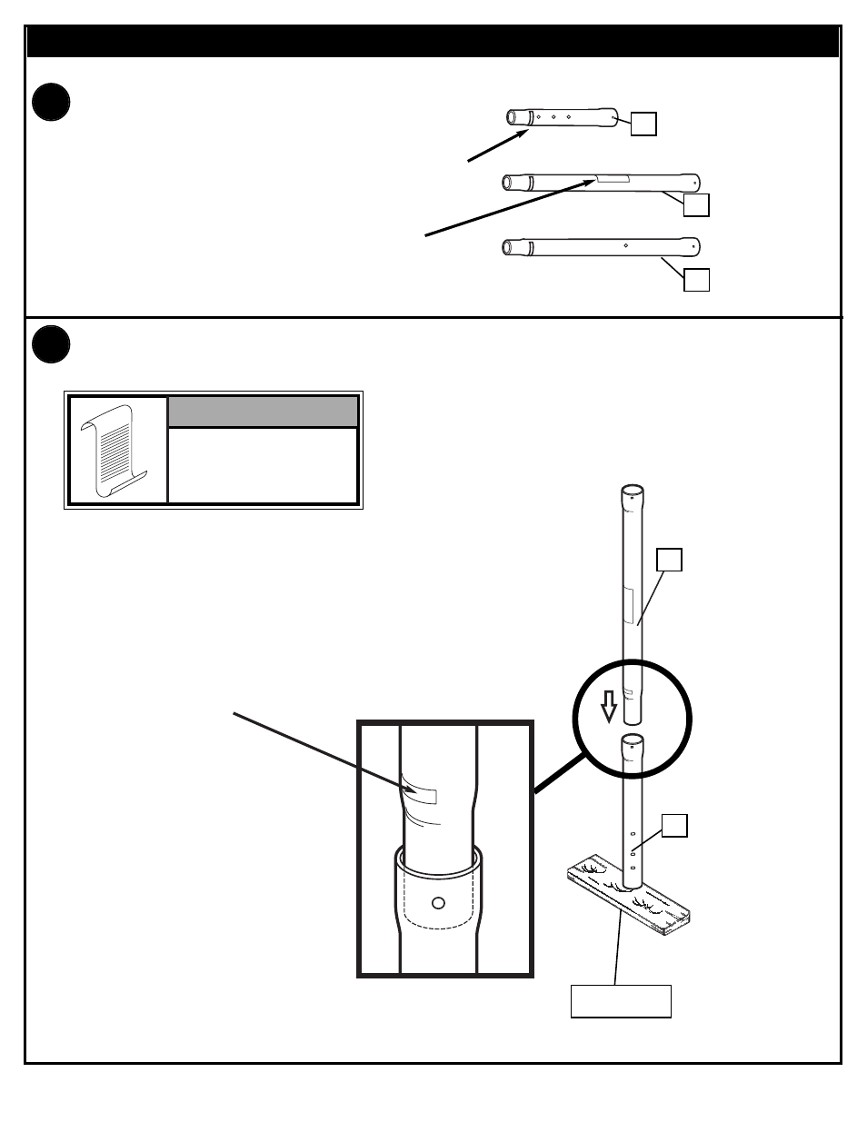 Warning label, Pole identification mark | Huffy 11S0057 User Manual | Page 8 / 25