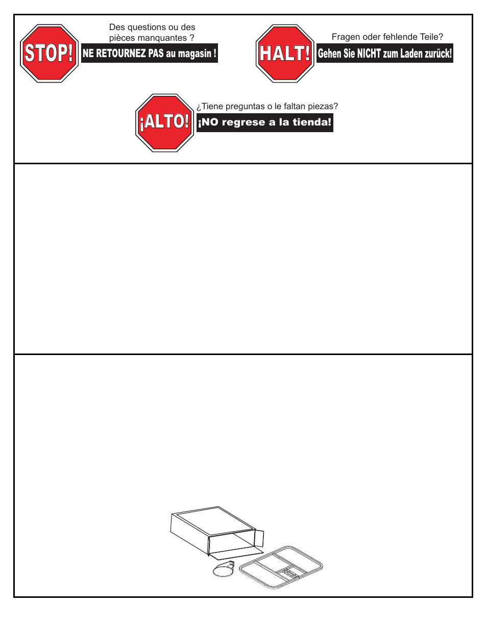 Stop, Halt, Alto! alto | Alto, Gehen sie nicht zum laden zurück | Huffy MX4006 User Manual | Page 20 / 38