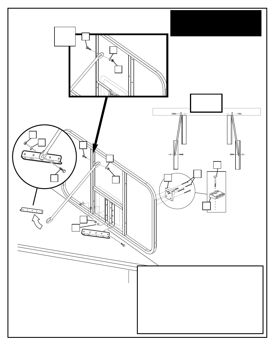 Fixation sur toit dachmontage montaje en el techo | Huffy MX4006 User Manual | Page 28 / 38