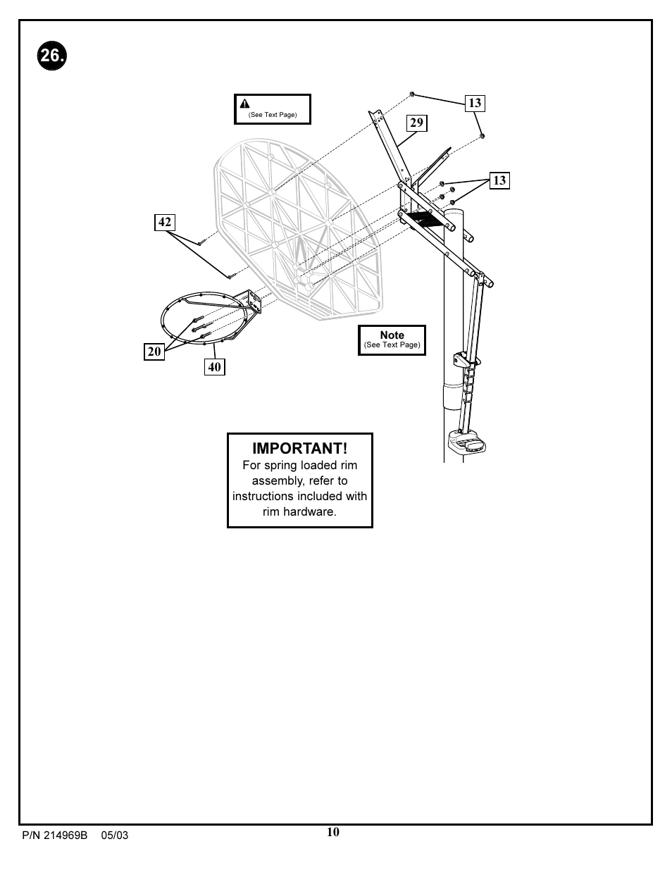 Important | Huffy OFFICE NAS ANAS350 User Manual | Page 10 / 22