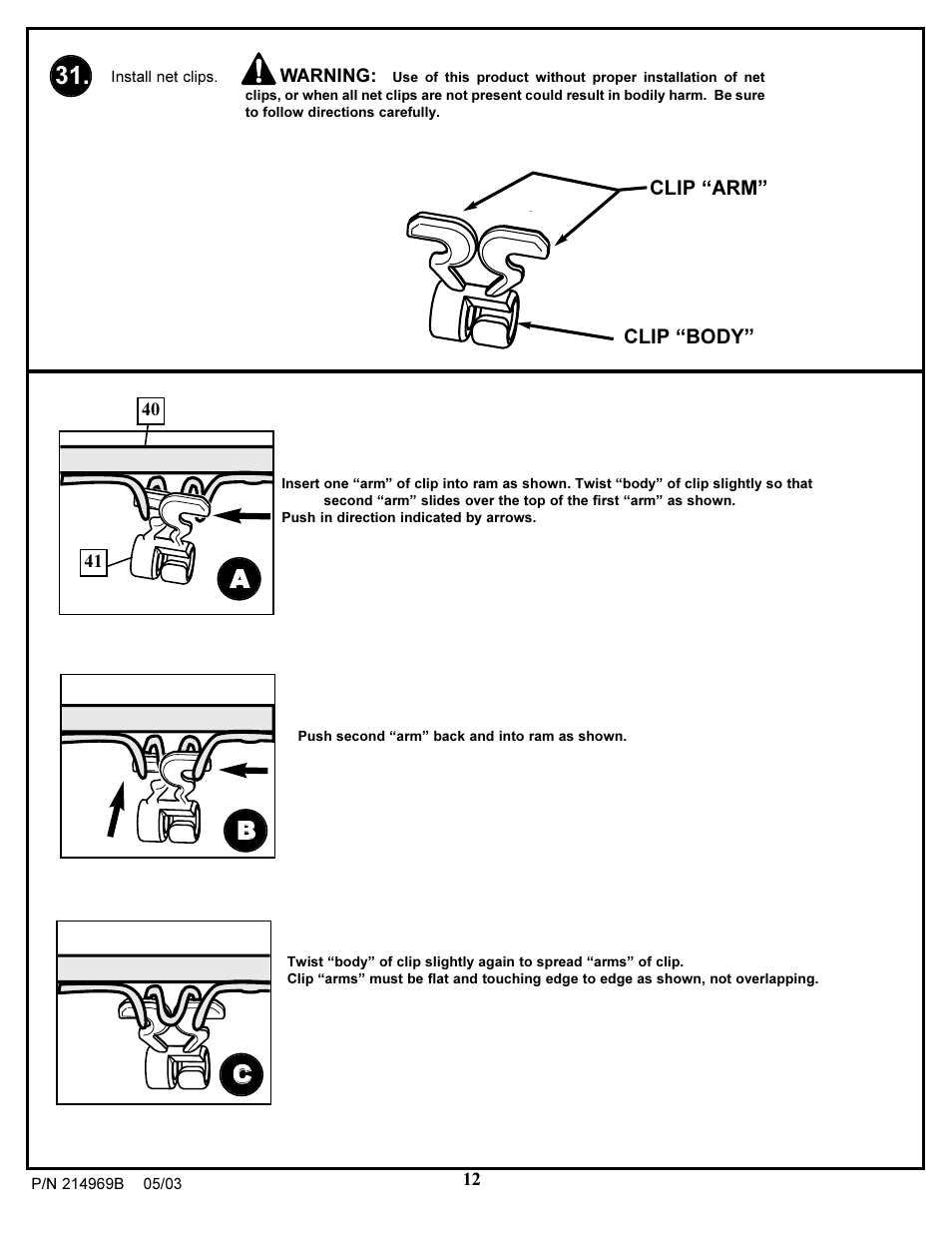 Ab b c c | Huffy OFFICE NAS ANAS350 User Manual | Page 12 / 22