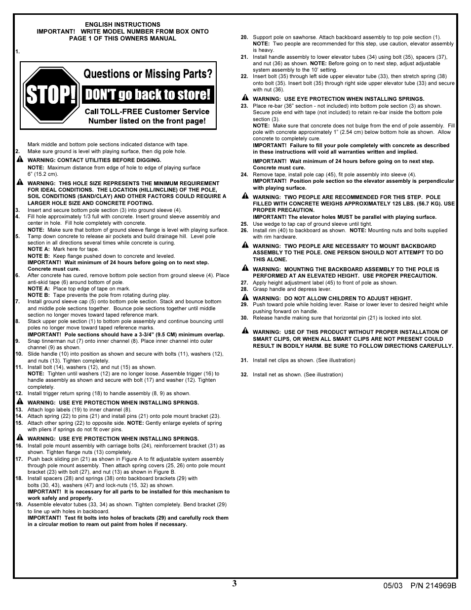 Huffy OFFICE NAS ANAS350 User Manual | Page 3 / 22
