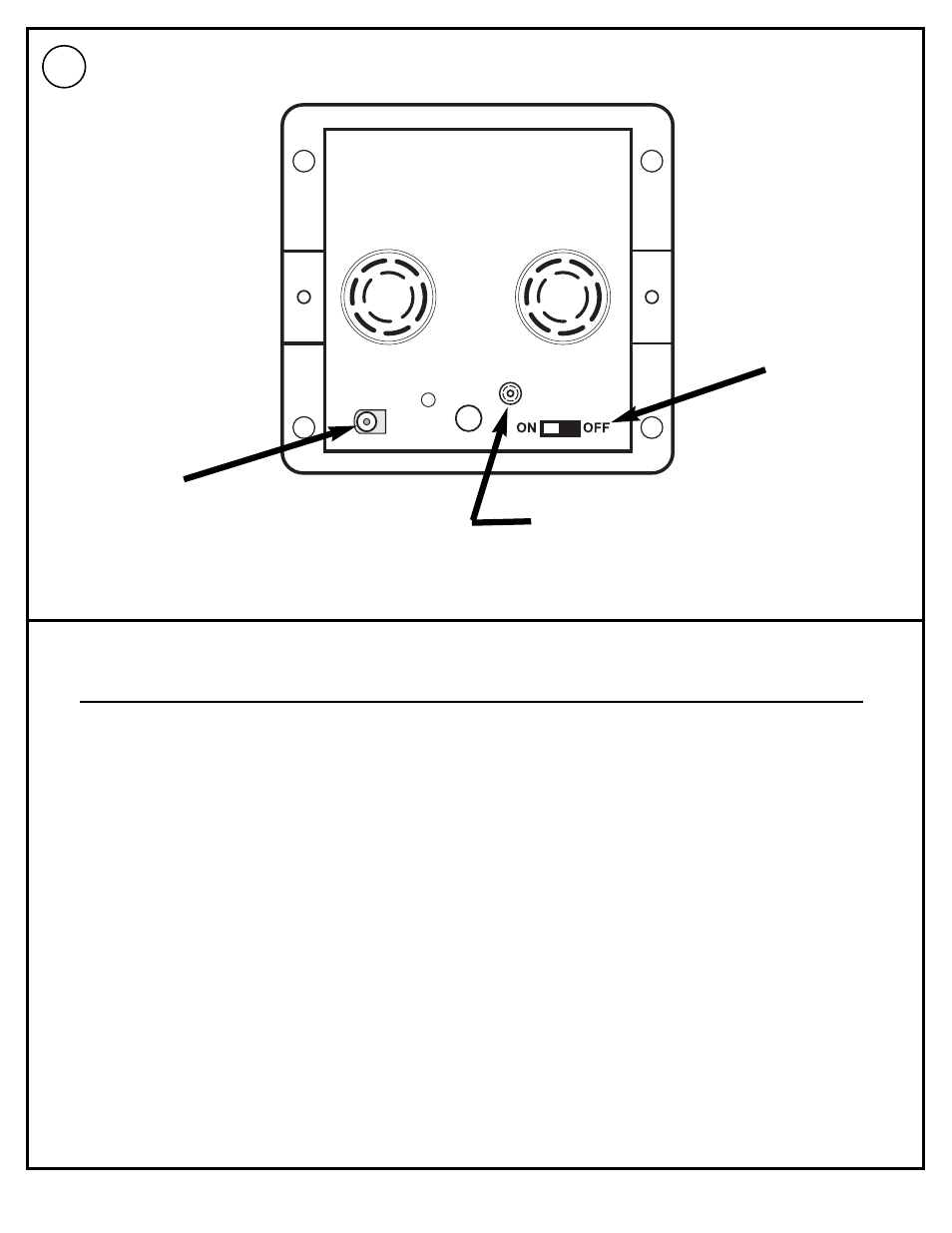 Electronic game scoring, Back view of scoring unit | Huffy Single Electronic Basketball System User Manual | Page 10 / 11