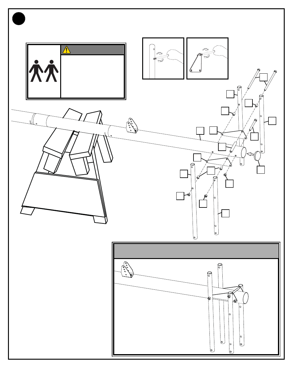 Warning! completed assembly | Huffy M6611043 User Manual | Page 22 / 67