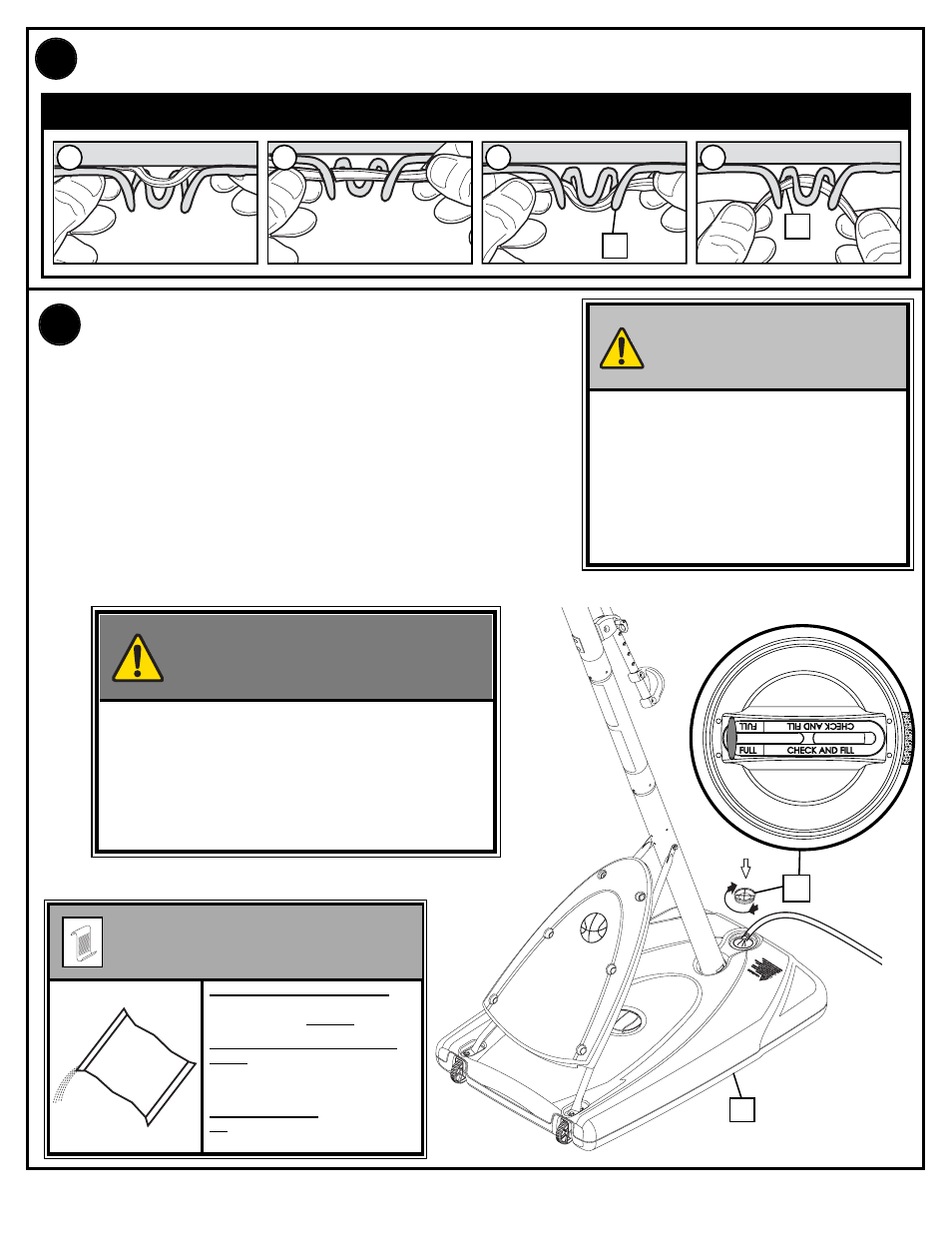Attention! vorsicht! ¡precaución, Avertissement! warnung! ¡advertencia | Huffy M6611043 User Manual | Page 64 / 67