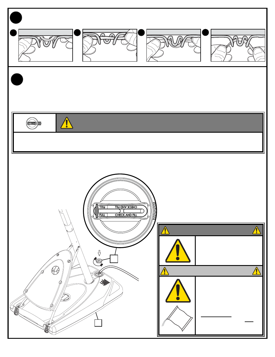 Warning, Caution, Install net (43) | Huffy M6611641 User Manual | Page 27 / 66